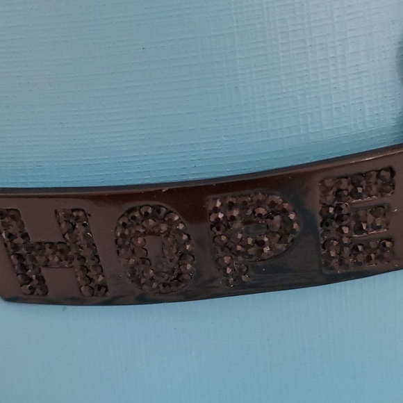 💥3/$10💥"HOPE" Choker & earrings set - Picture 2 of 3